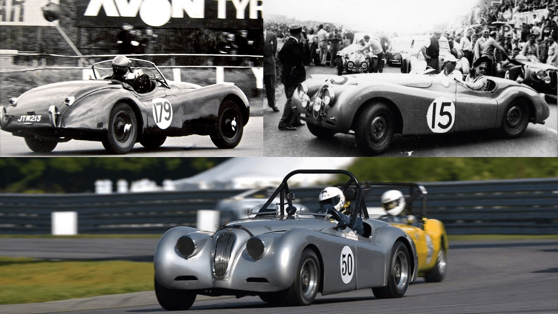 The Jaguar XK120 in 1950 Le Mans