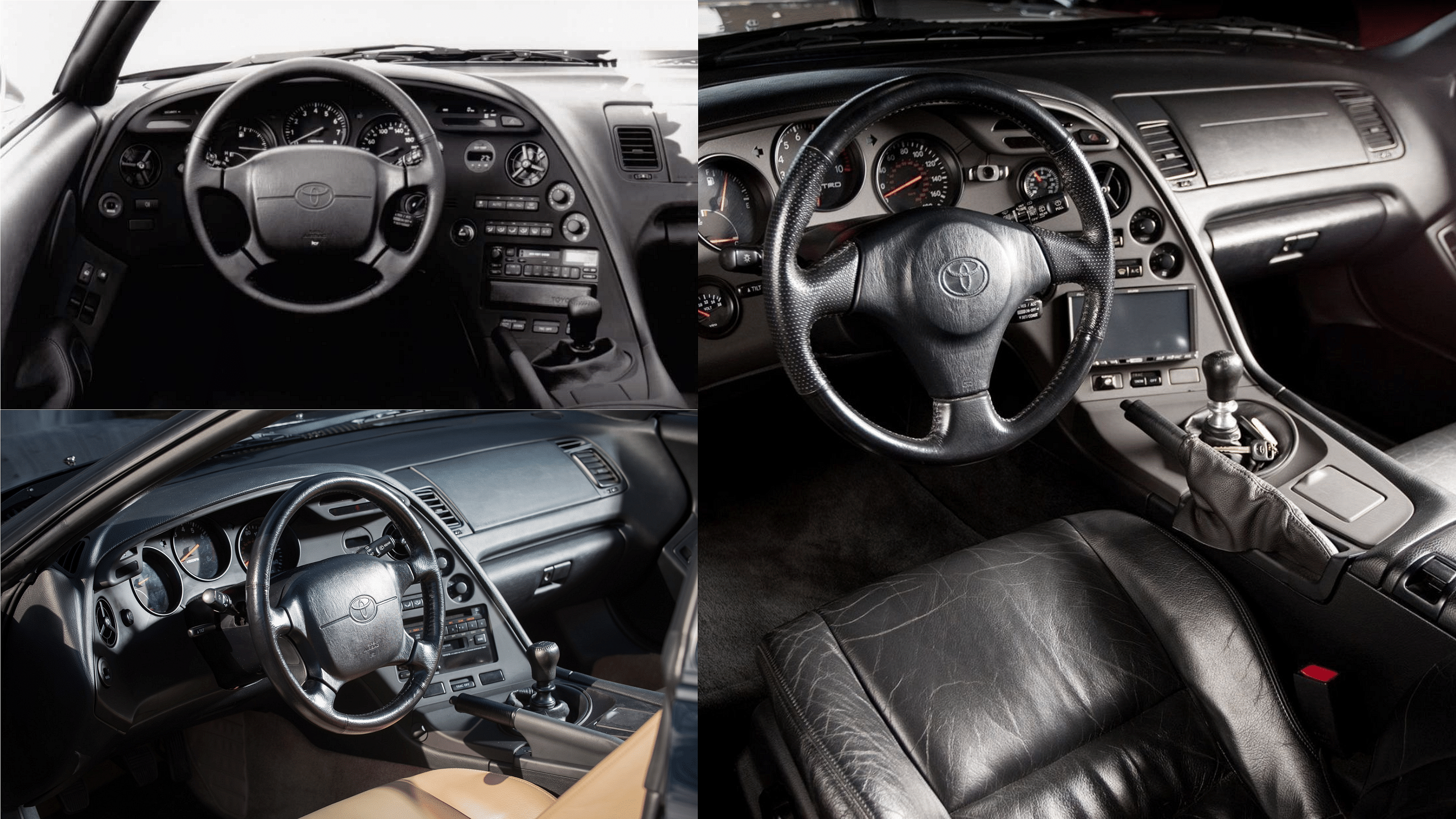 Toyota Supra MK4 interior - dashboard, steering wheel