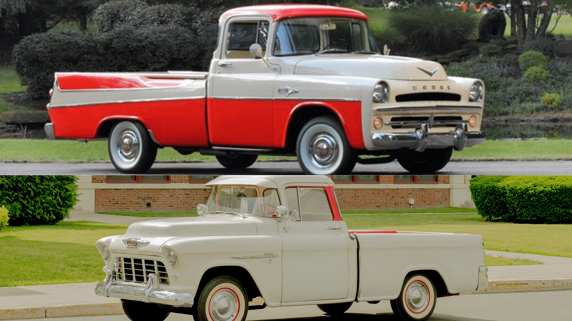 Dodge Power Wagon and Chevrolet Cameo