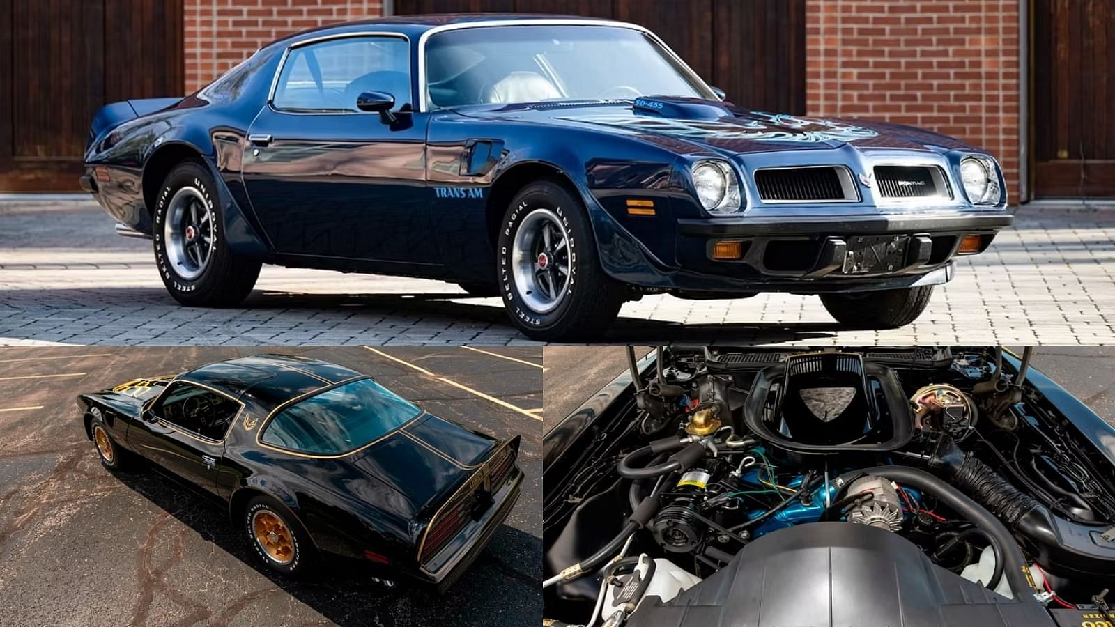 Pontiac Firebird Trans AM and its engine