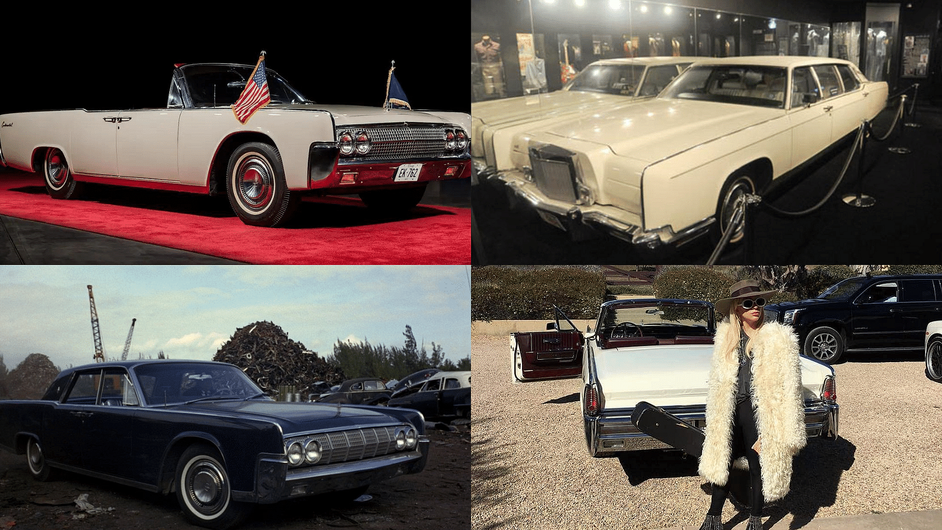 Lincoln Continental front view, rear view