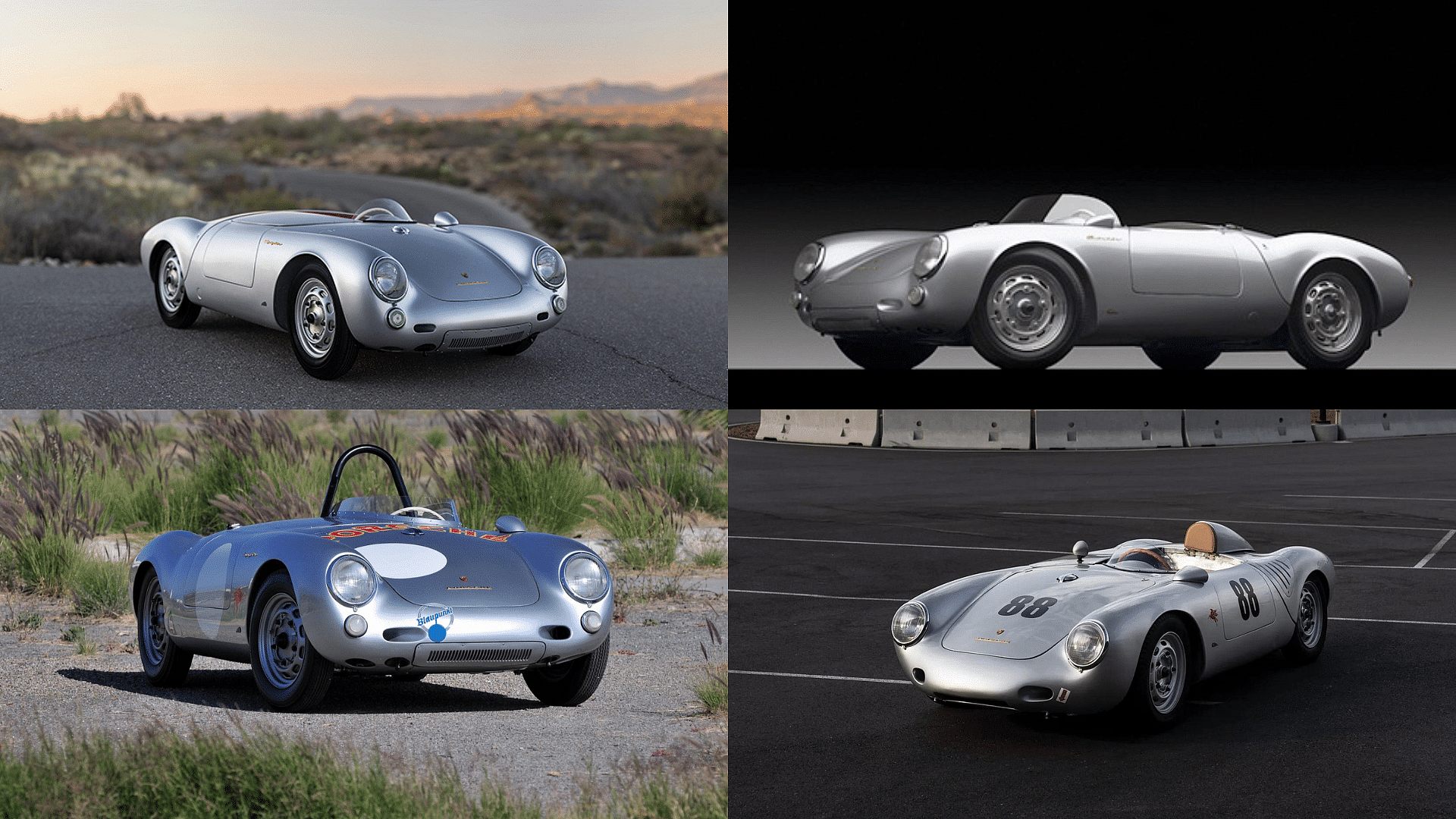 Porsche 550 body styles, design