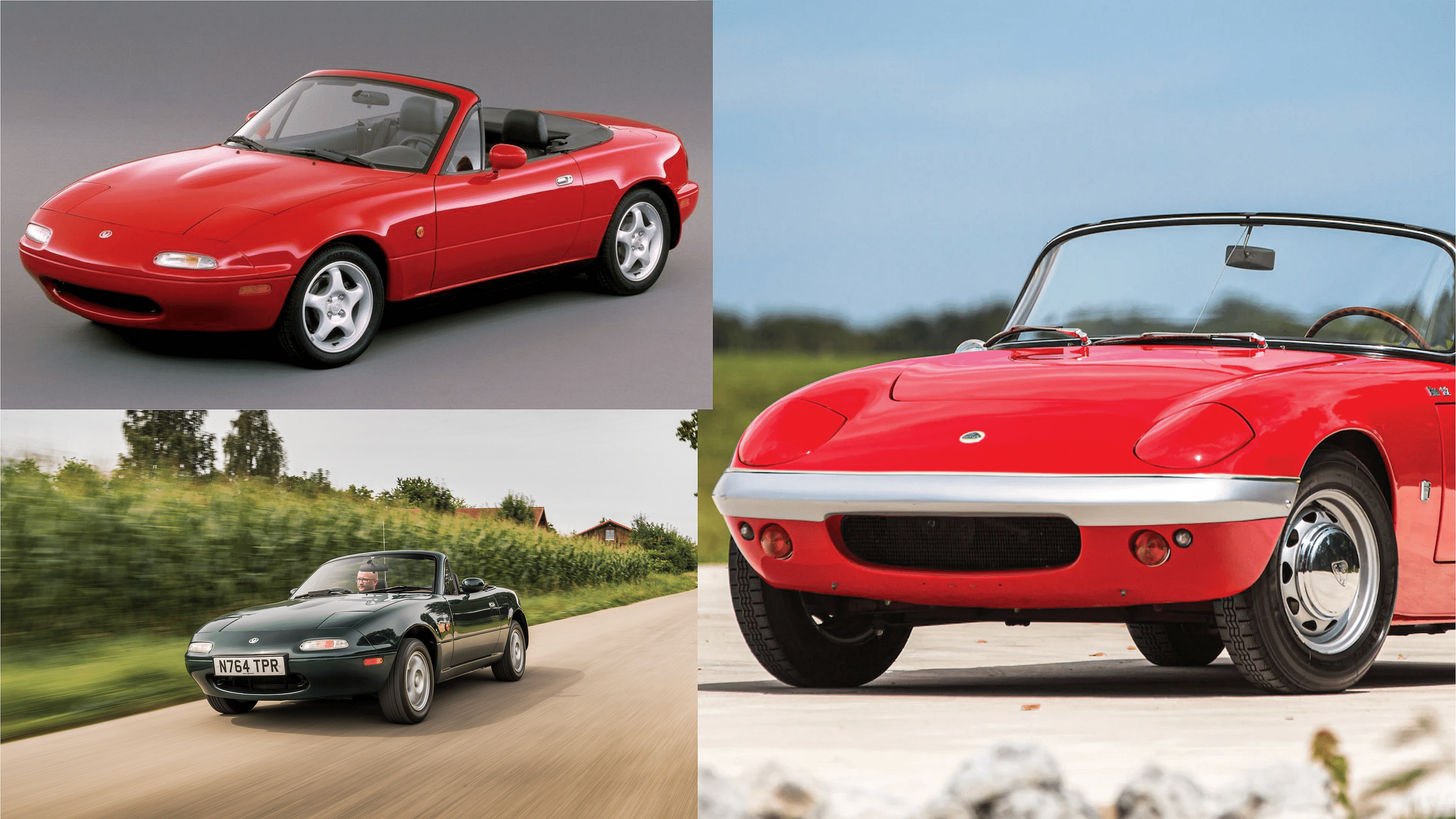 Mazda MX-5 Miata and Lotus Elan 