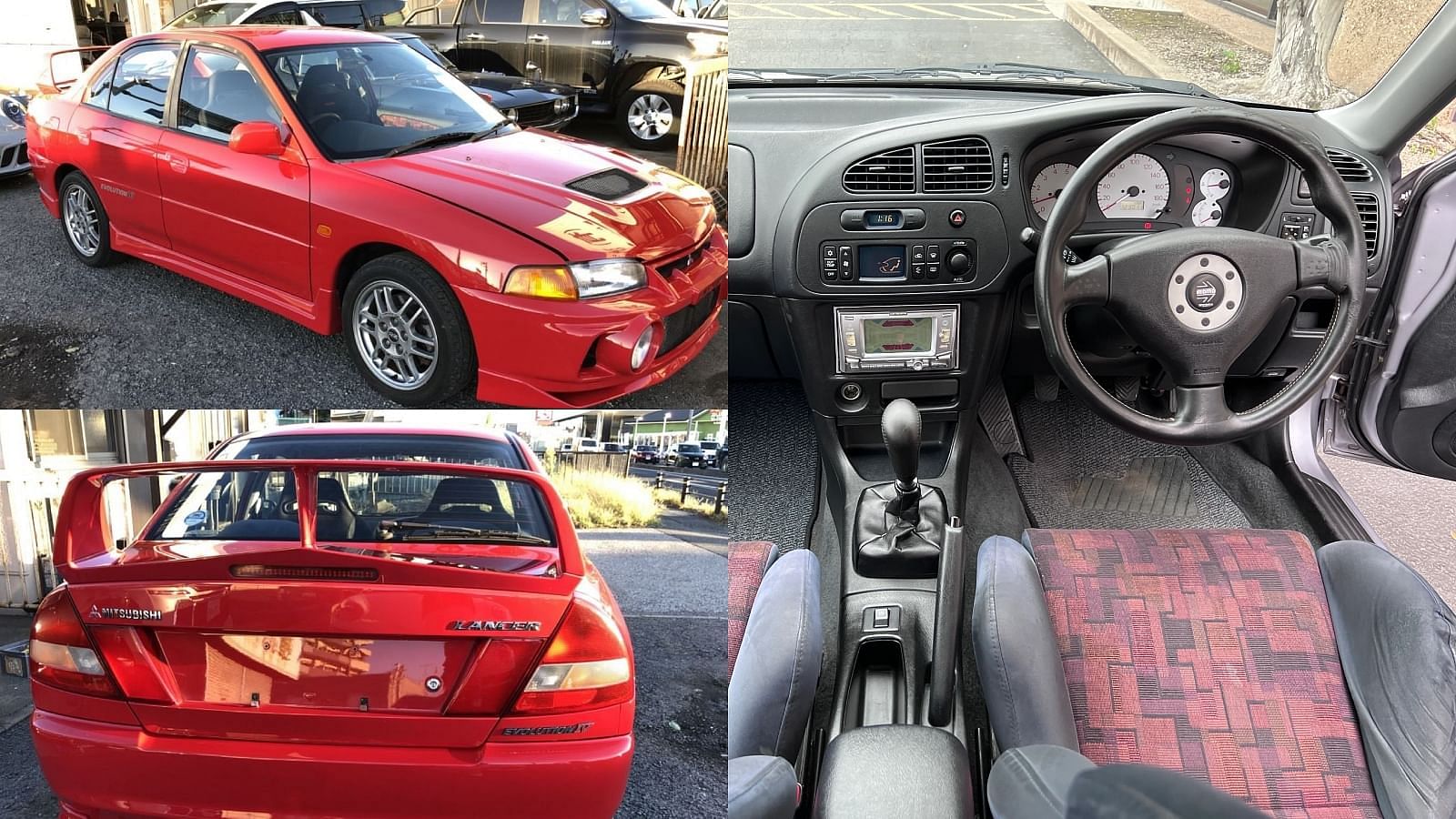 1996 Mitsubishi Lancer EVO IV and its cabin