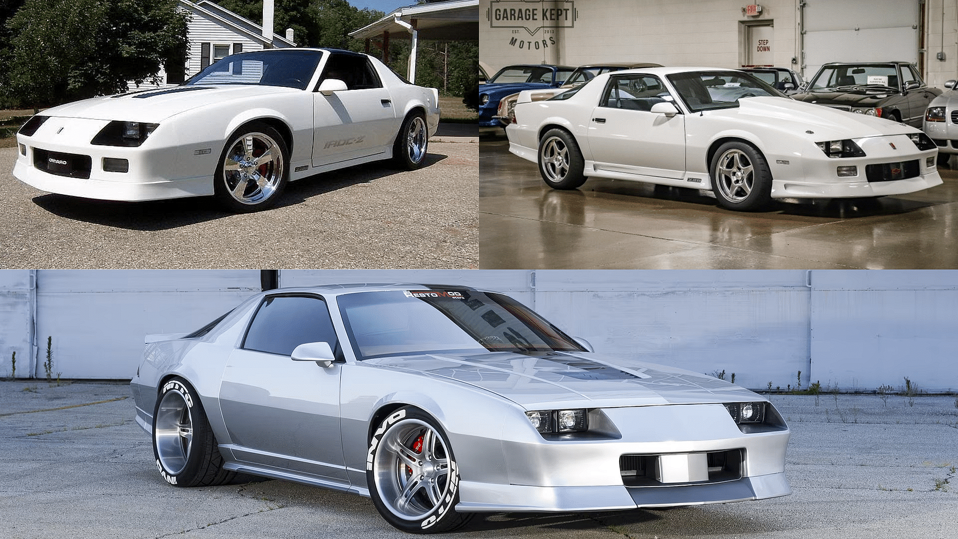 1991 Chevy Camaro Z28 in Iroc Z White exterior