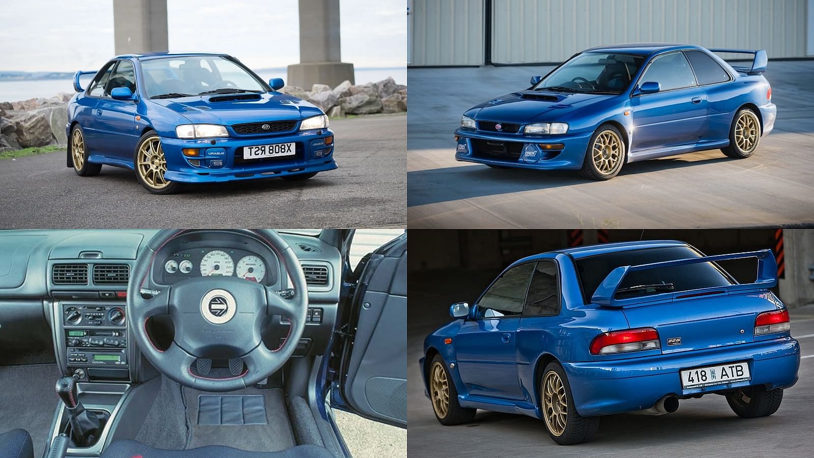 1994 Subaru Impreza WRX STI and its drivers cockpit