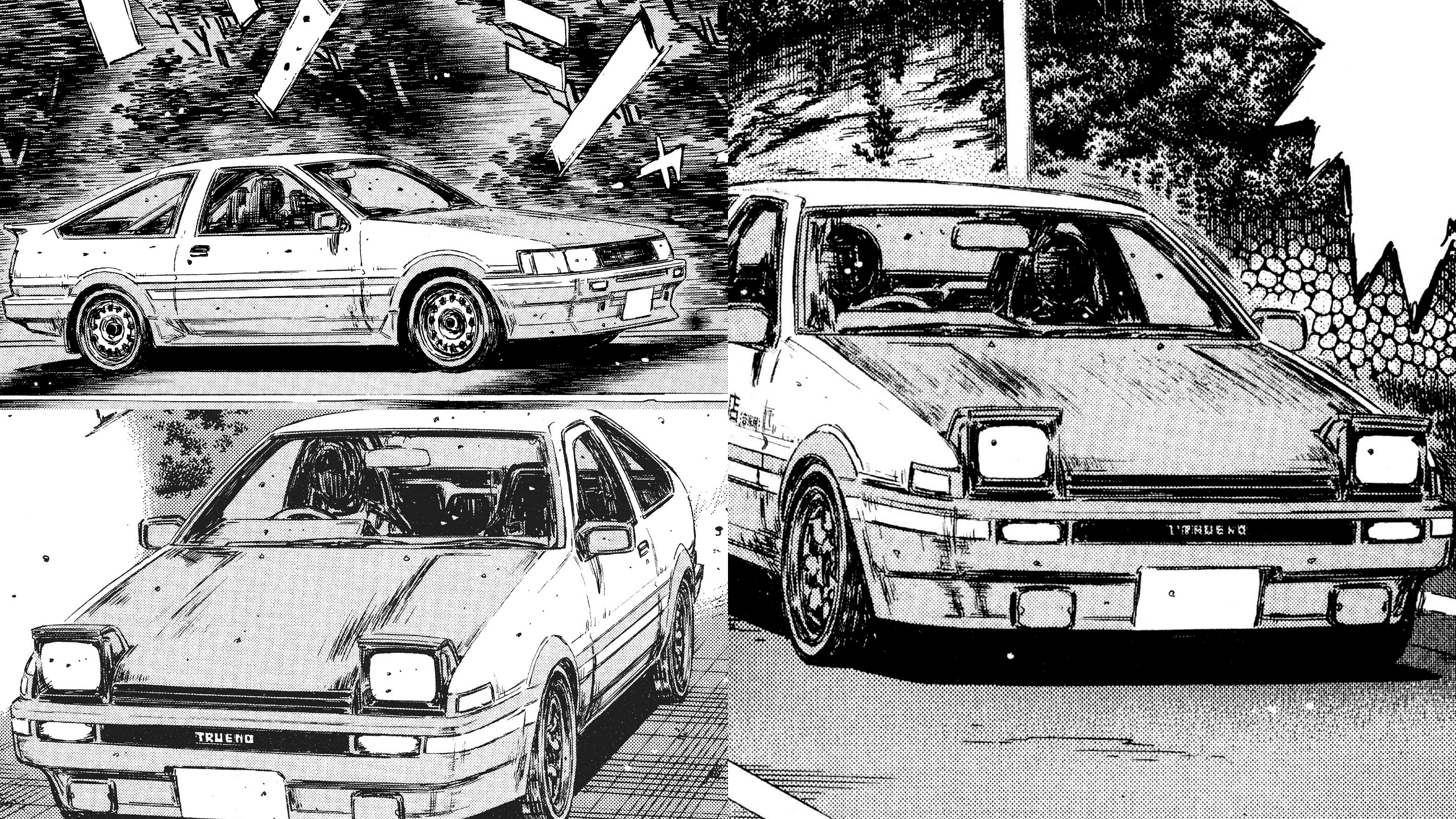 Toyota AE86 in Initial D