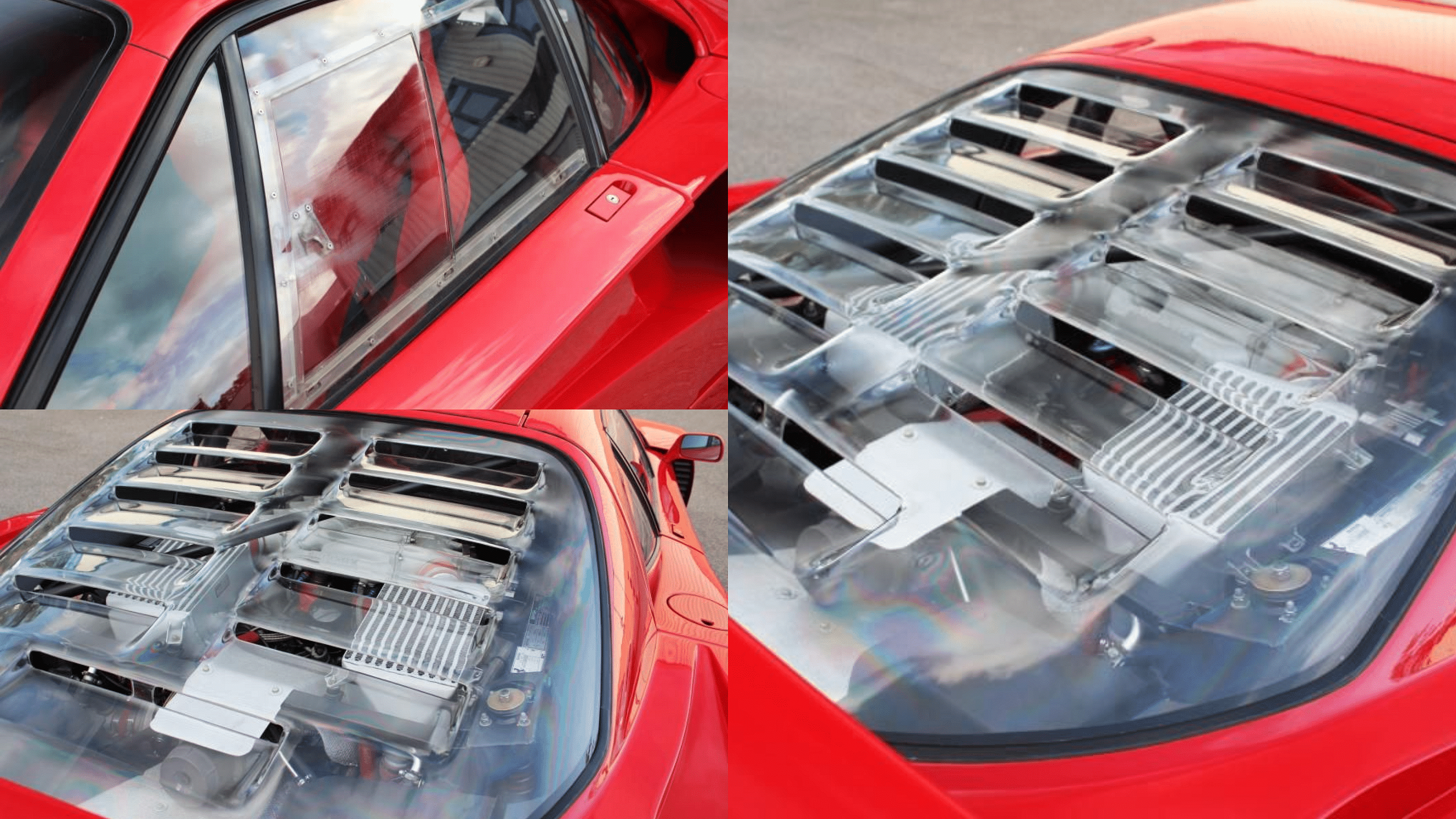 Ferrari F40 - Perspex panels, windows, exterior