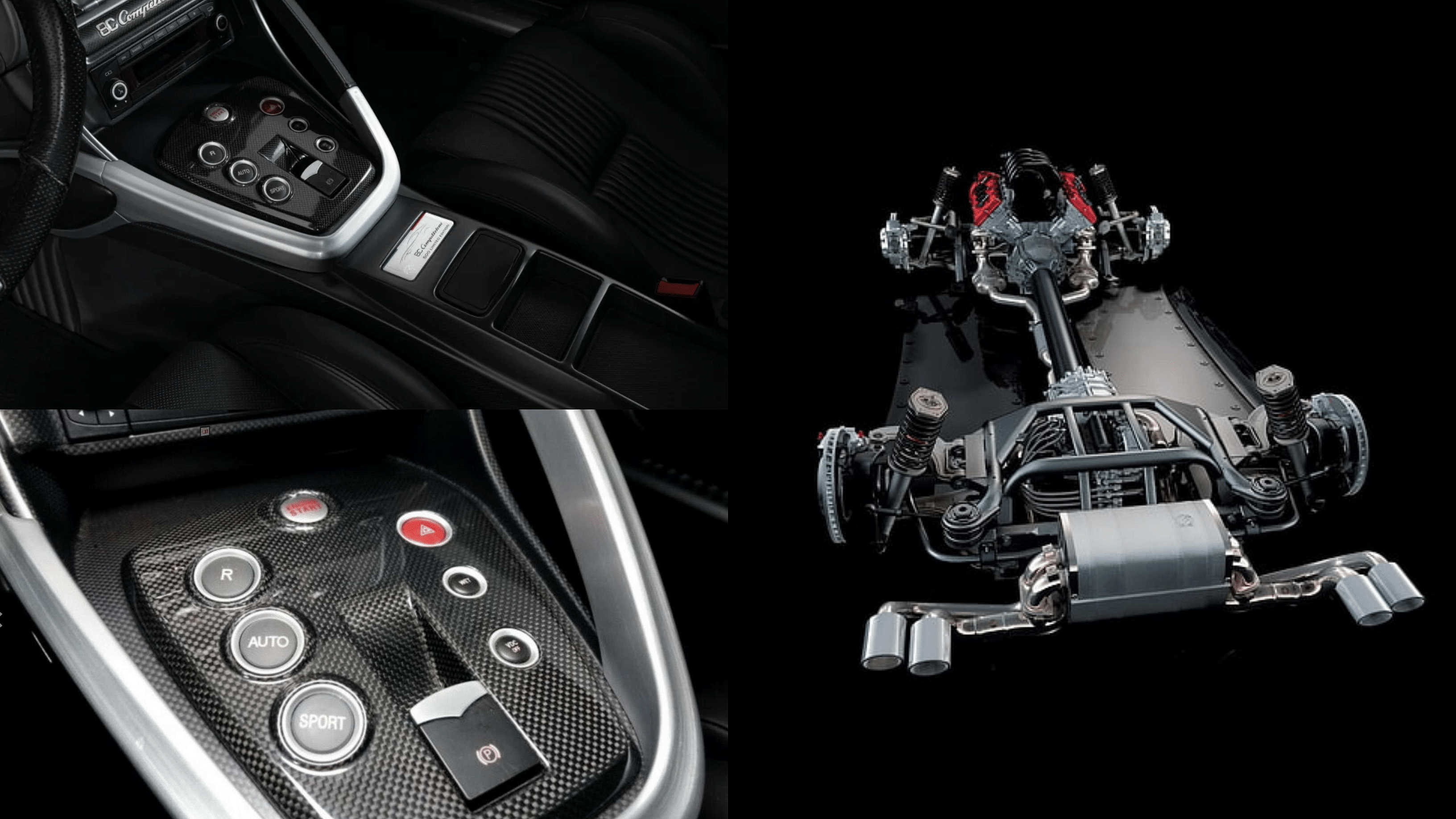 Alfa Romeo 8C Competizione - transmission and platform