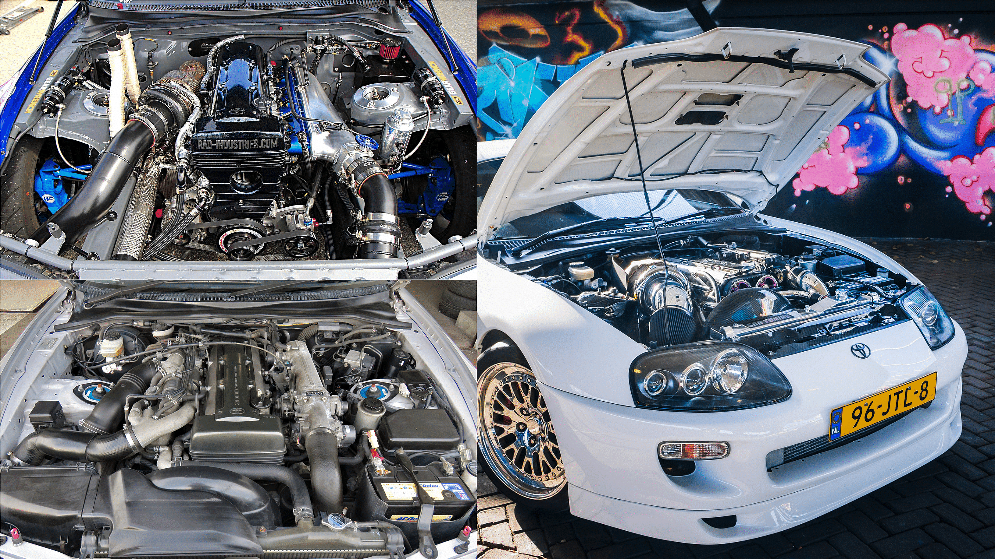 Modified Toyota Supra MK4 engines