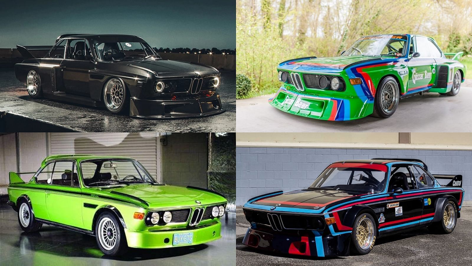 The BMW 3.0 CSL models from 1973 to 1976