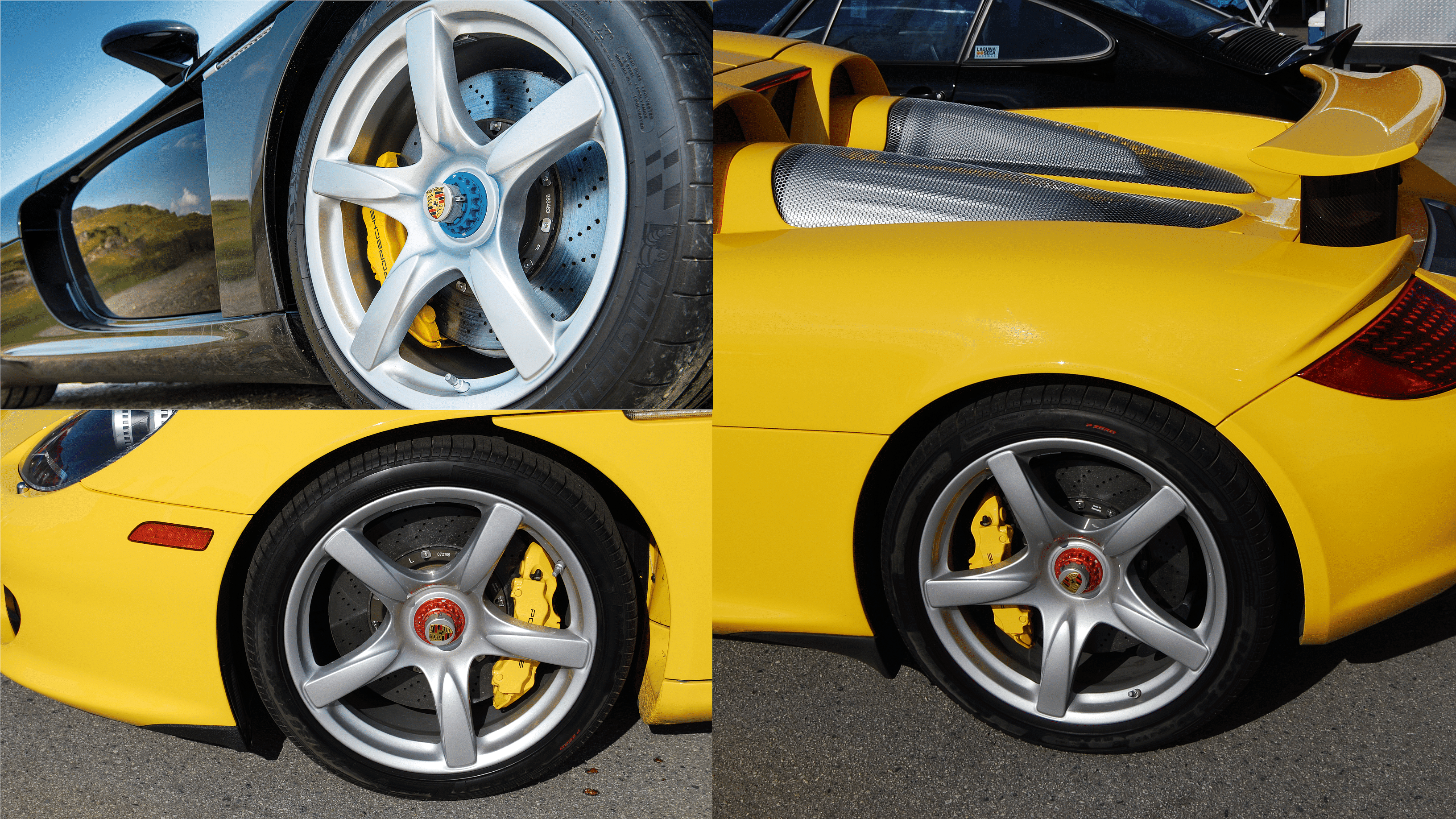 2004 Porsche Carrera GT wheels with counter-rotating center locks