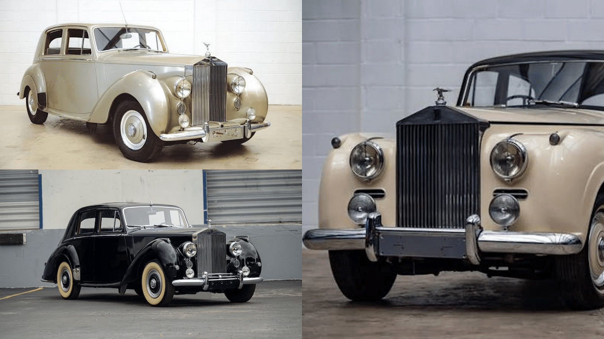 1949 Rolls-Royce Silver Dawn Drophead Coupe front view, front grille