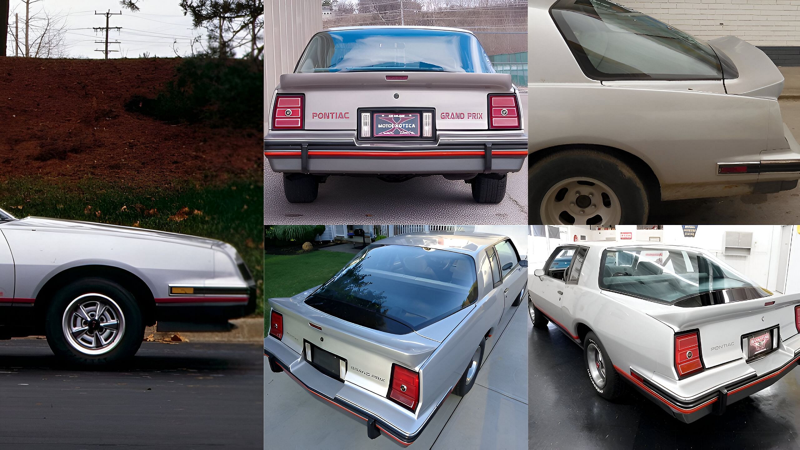 bubble window of 1986 Pontiac Grand Prix 2+2