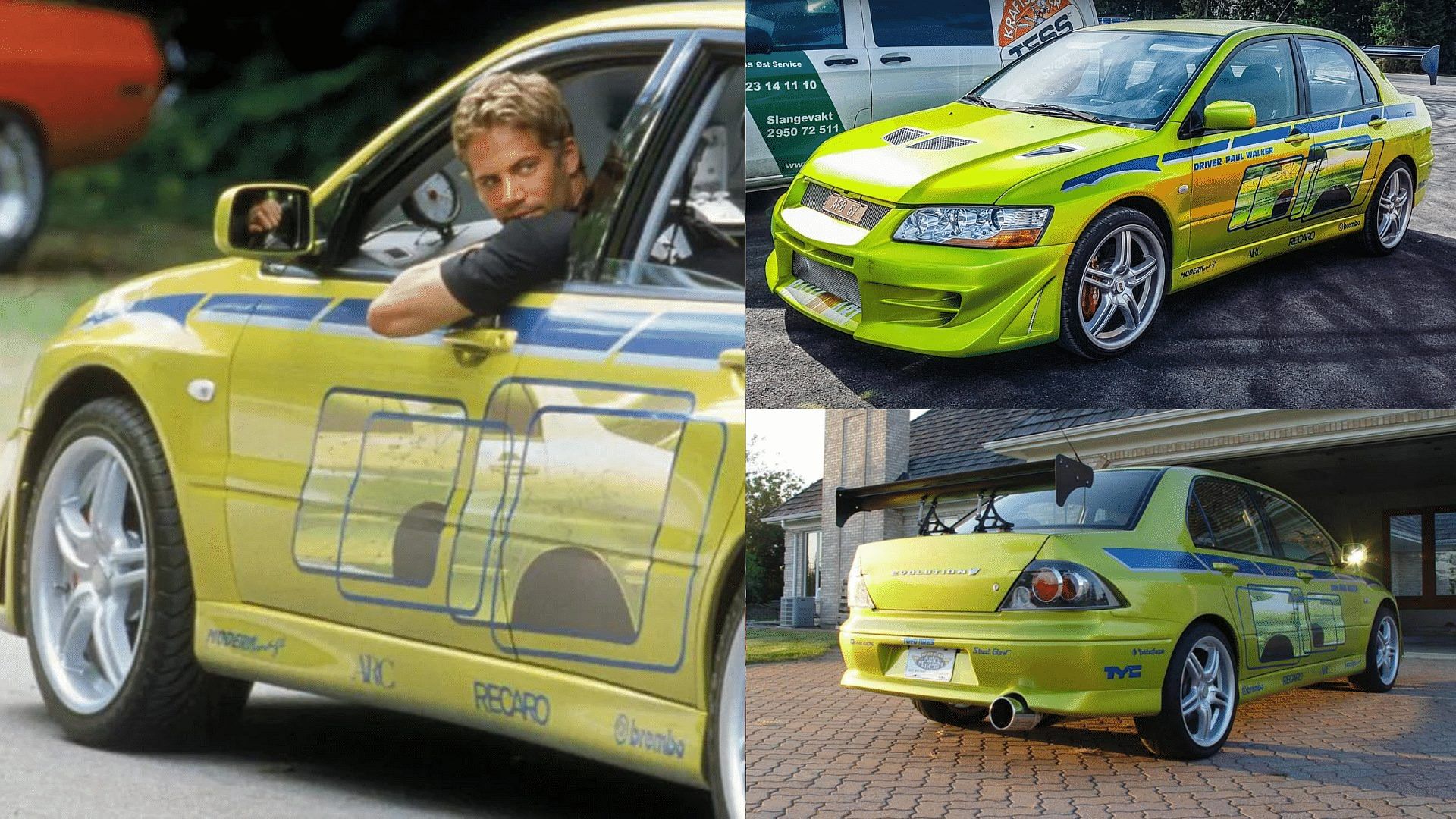 10. Paul Walker's Mitsubishi Lancer EVO VII in 2 Fast and 2 Furious