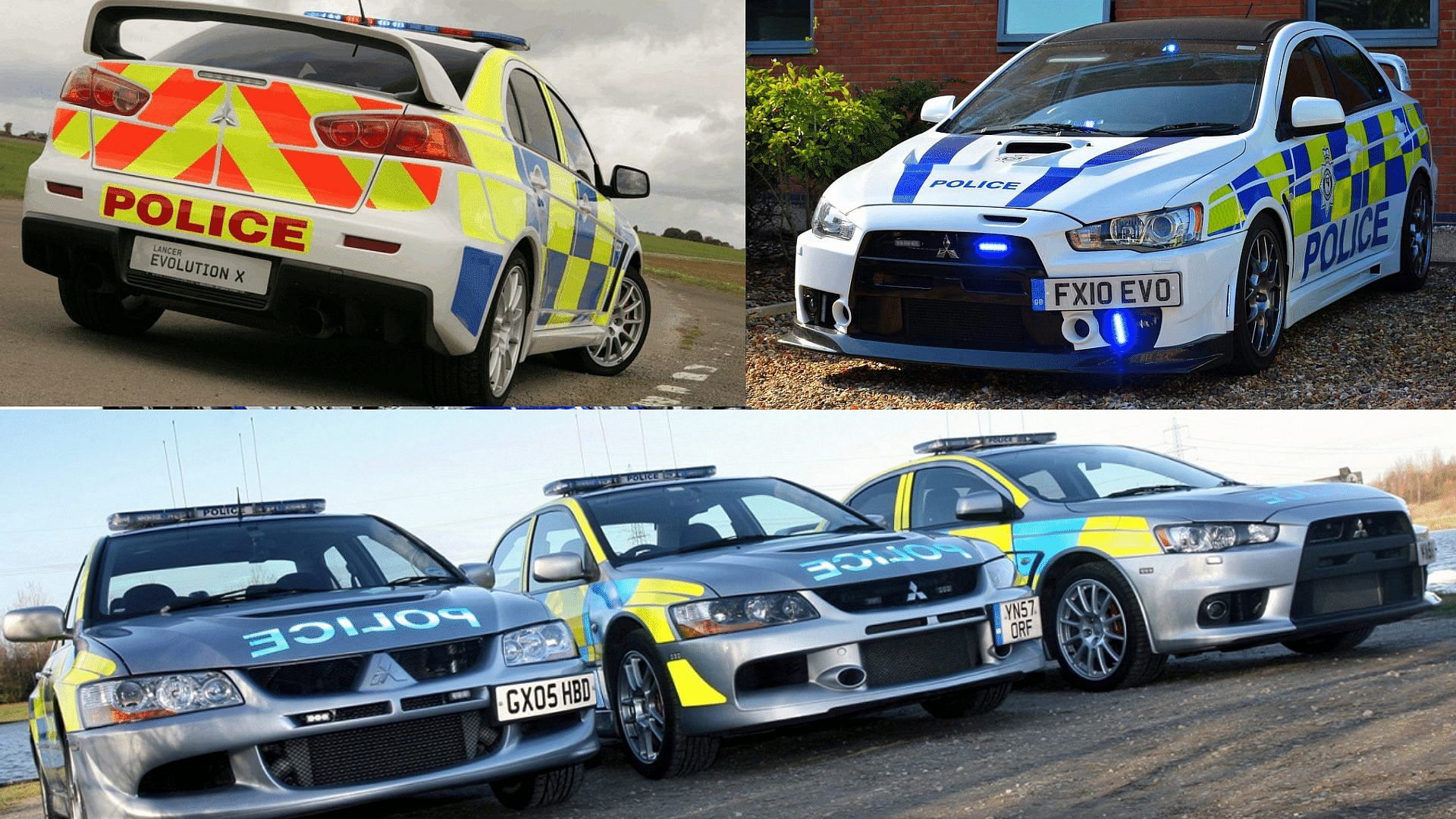 Mitsubishi Lancer EVO used by British Police