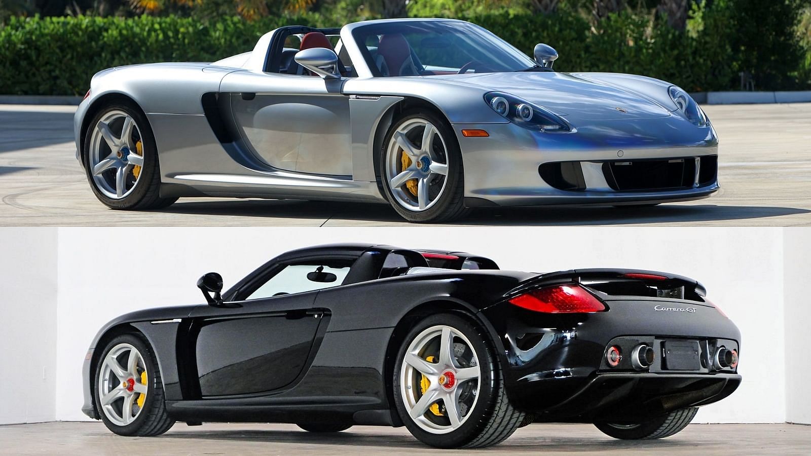 2004 Porsche Carrera GT in Gray and Black color - side view