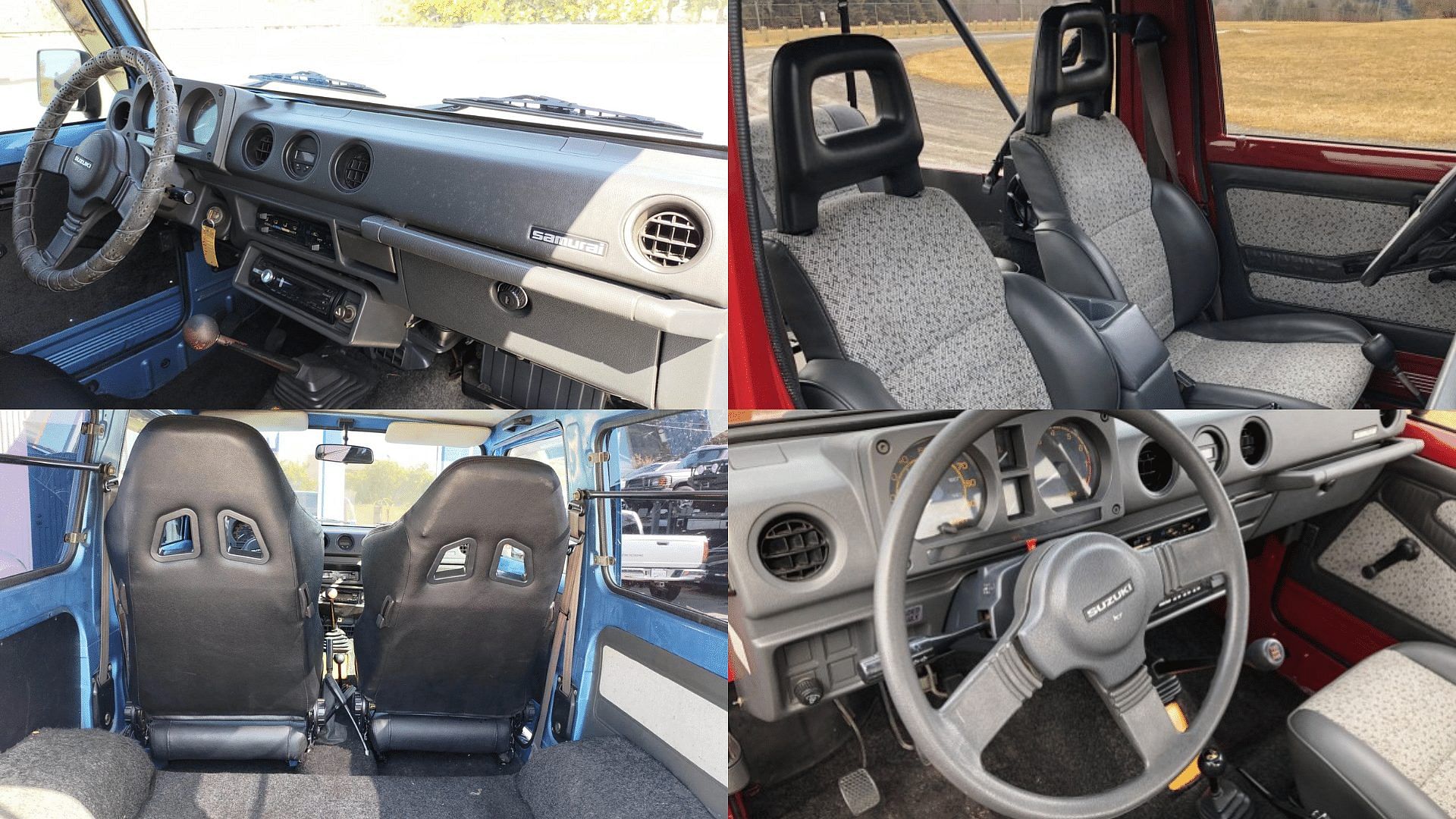 Suzuki Samurai Interior and cabin