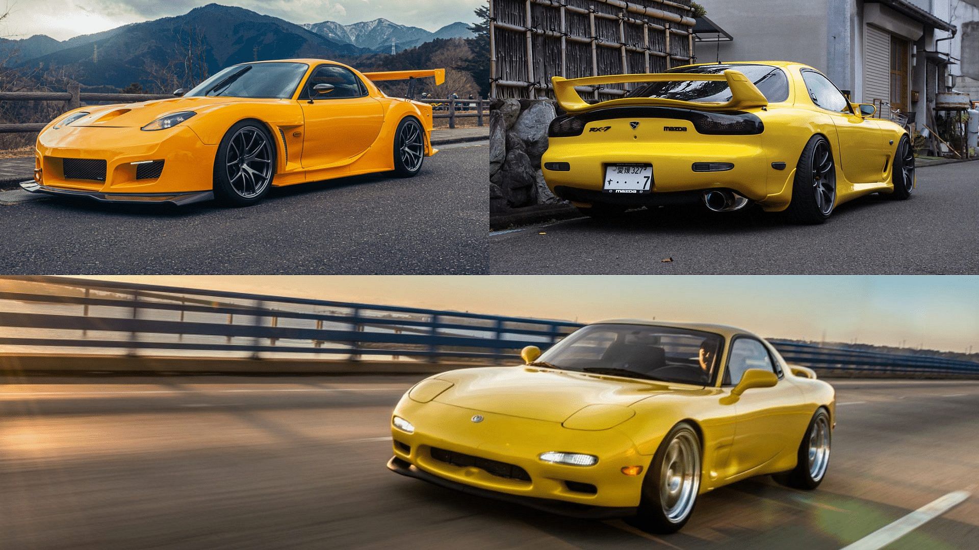 Yellow Mazda RX-7 FD3S, Yellow Mazda RX-7 FD BATHRUST