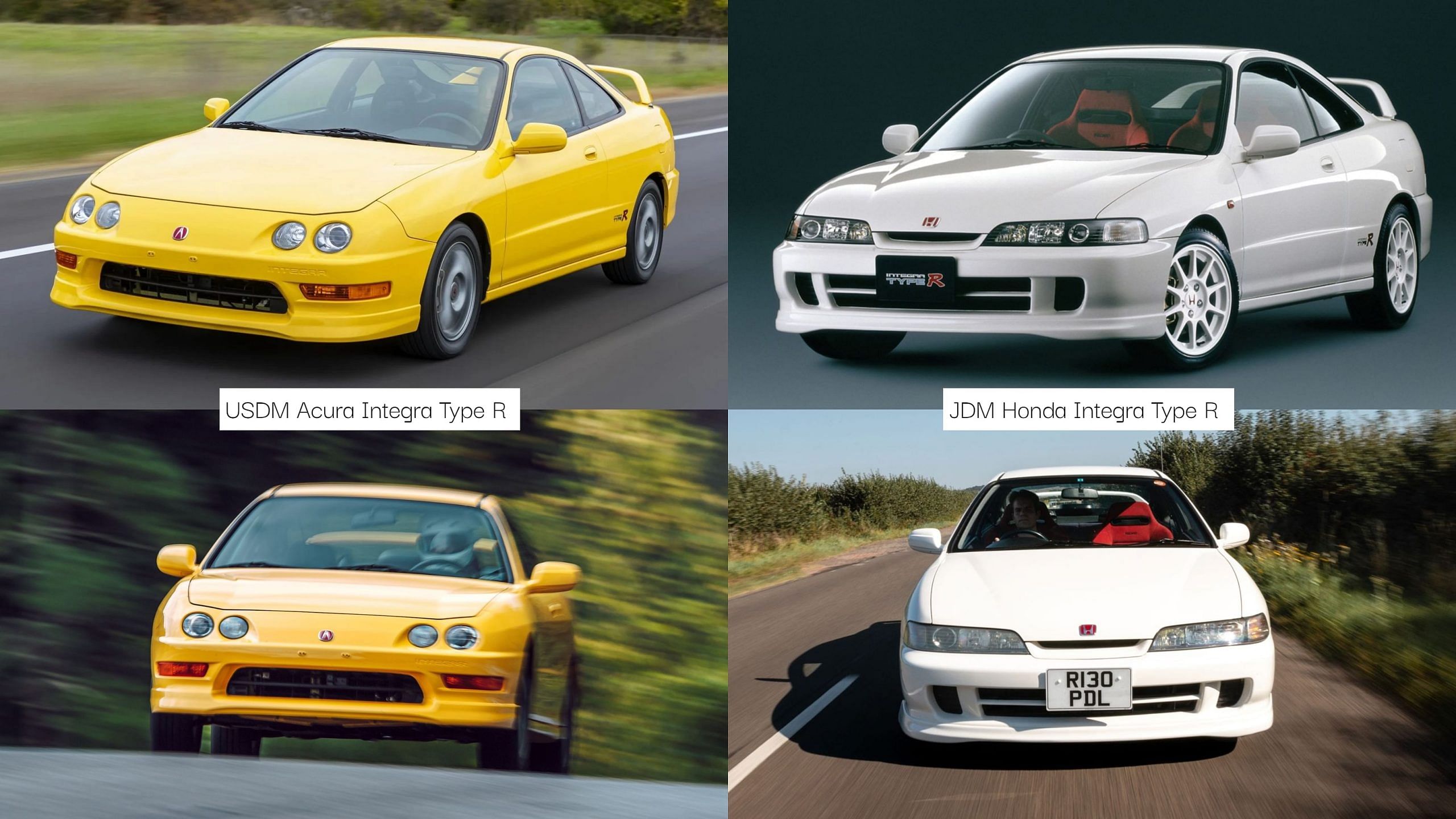 USDM Acura Integra Type R, JDM Honda Integra Type R