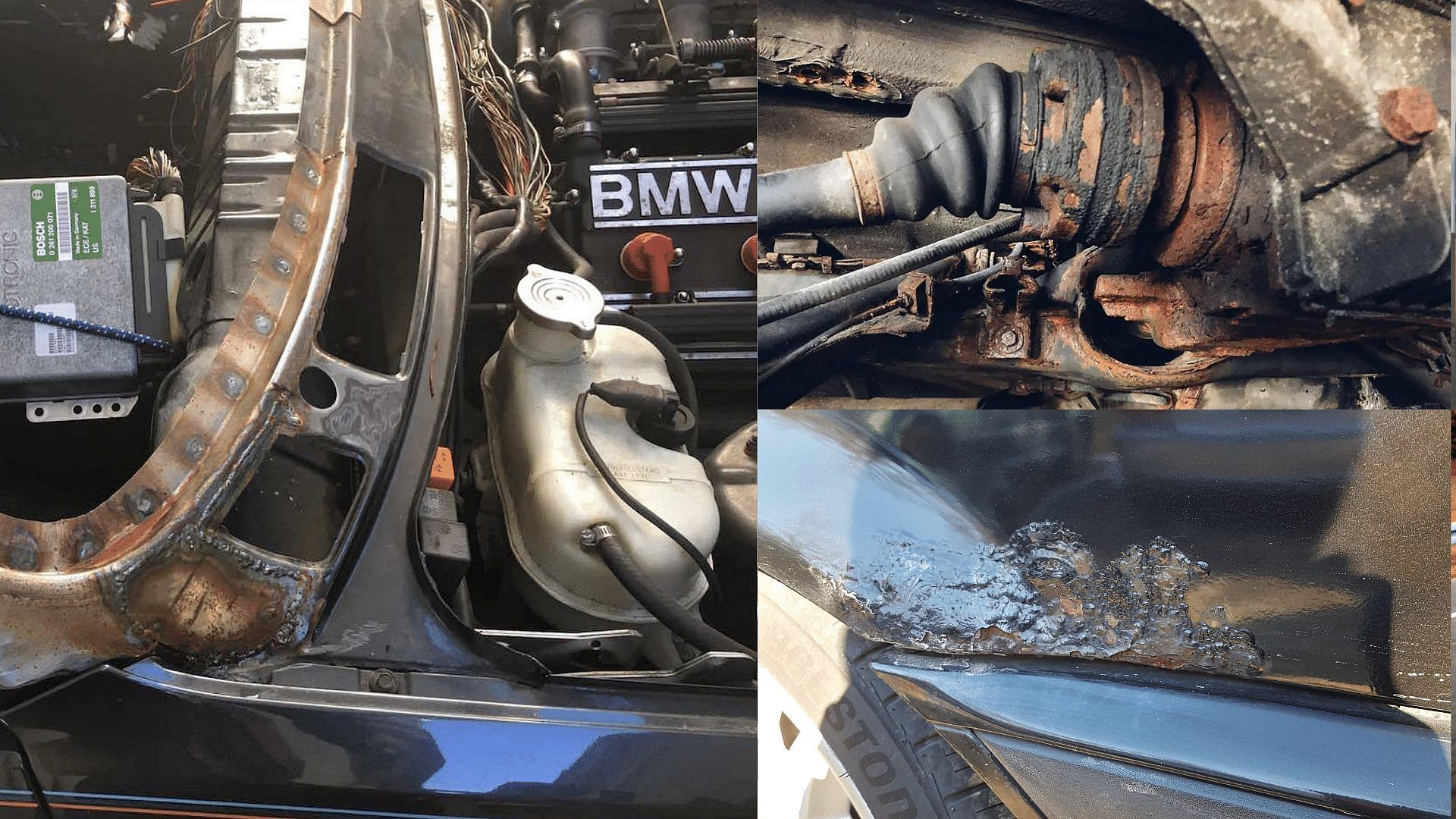 BMW E30 M3 engine and exterior - Rust problems