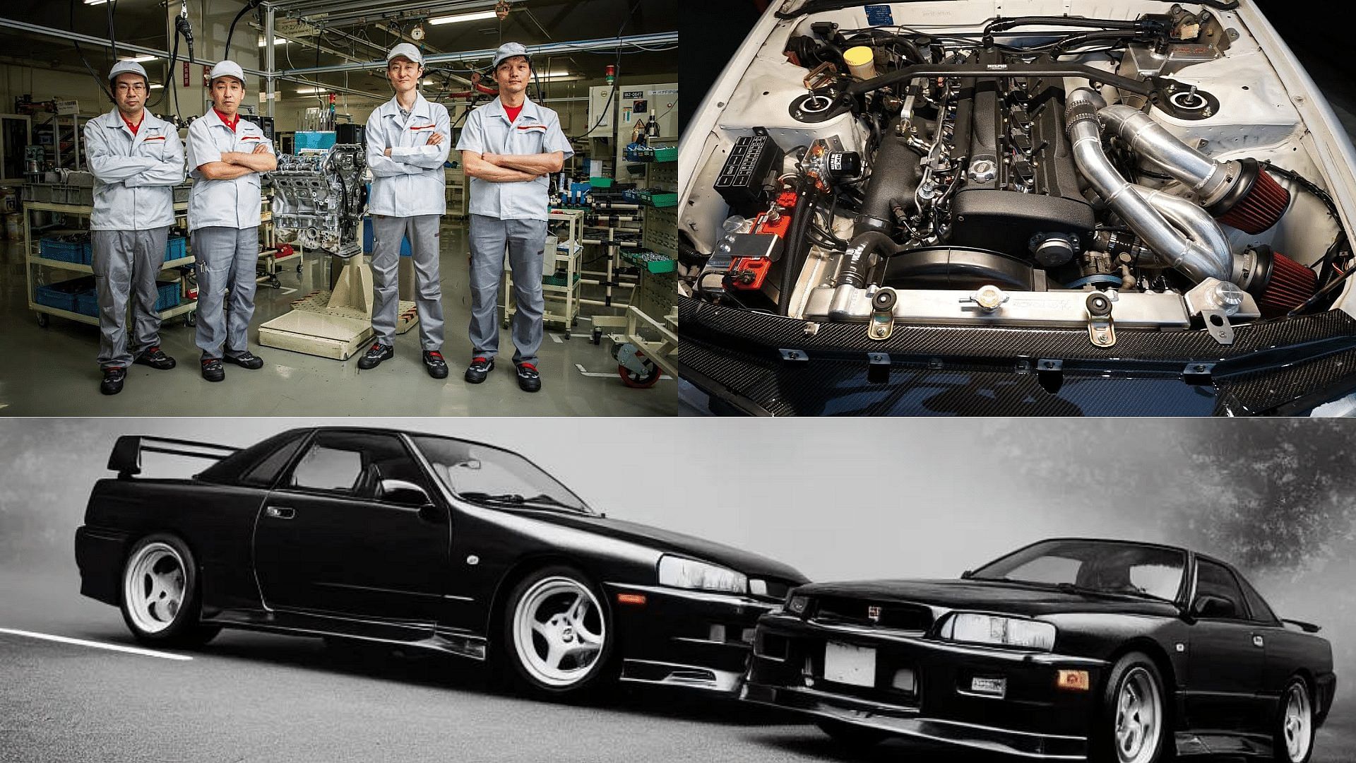 Nissan Skyline GT-R engine and manufacturing team