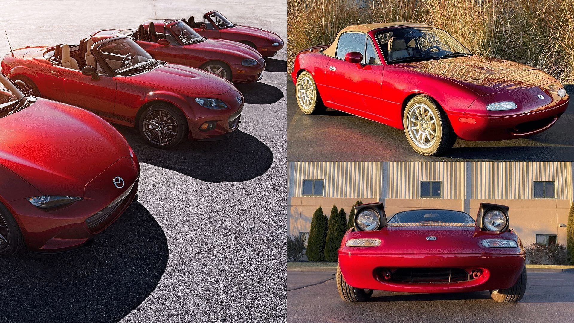 First-generation Mazda Miata and its pop-up headlights