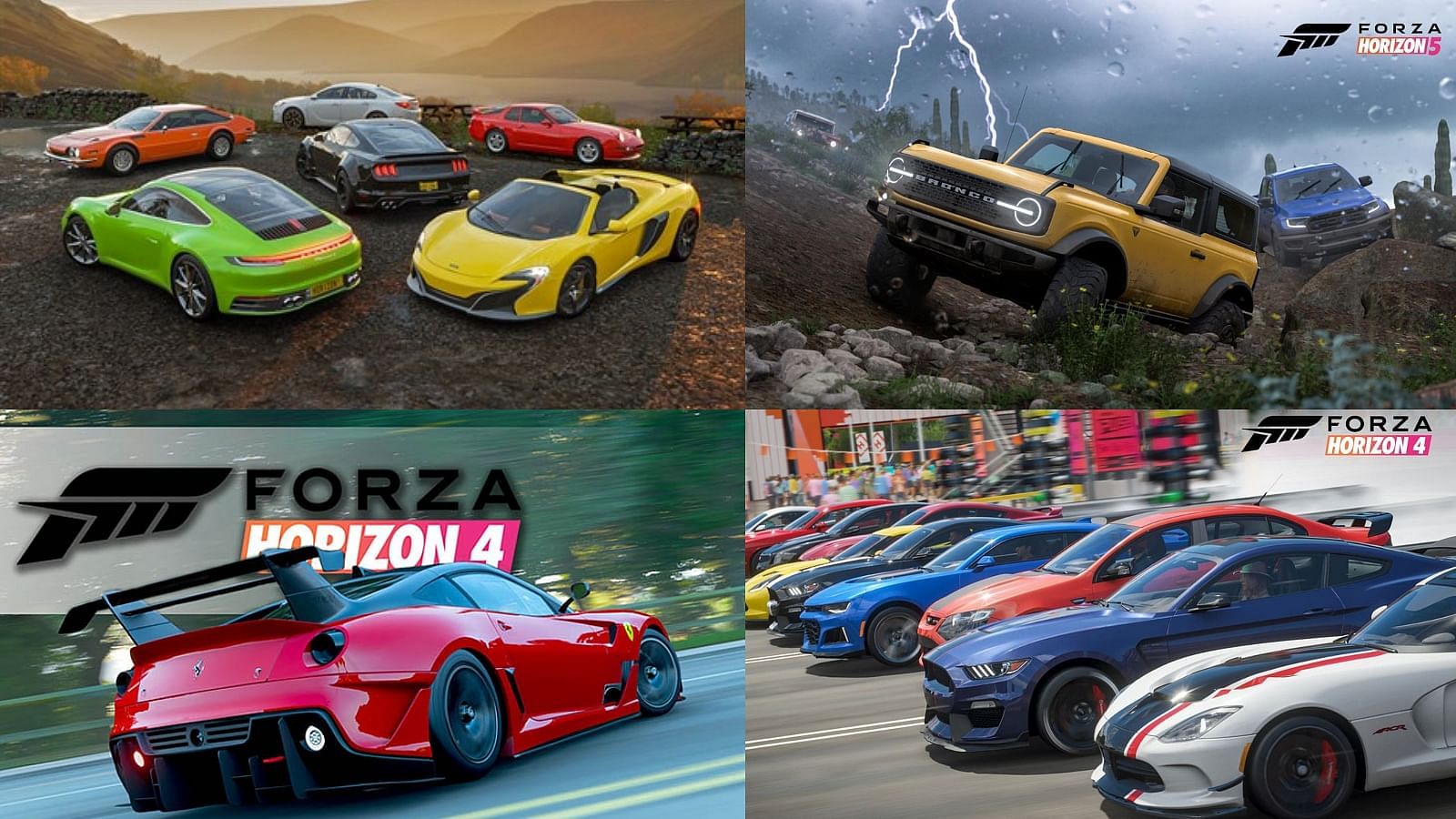 forza horizon 4 vs forza horizon 5