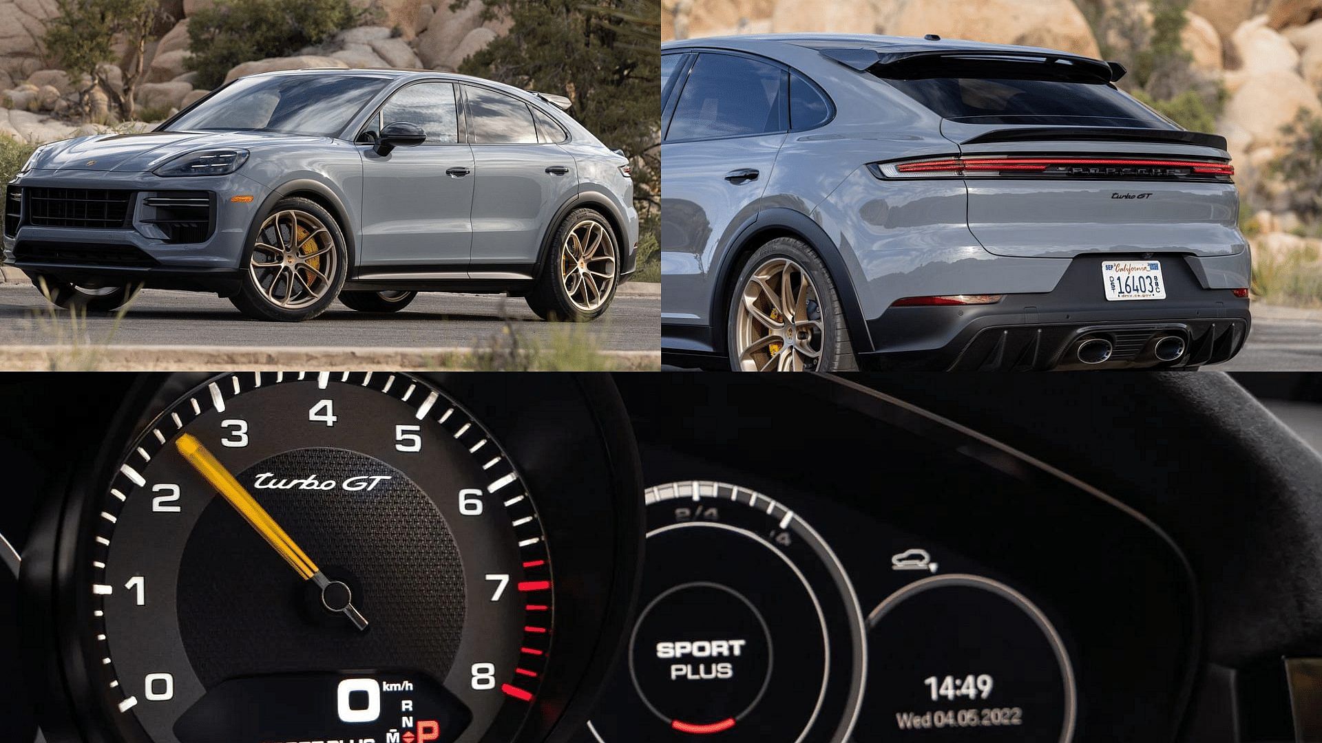 The 2024 Porsche Cayenne Turbo GT exterior and interior 