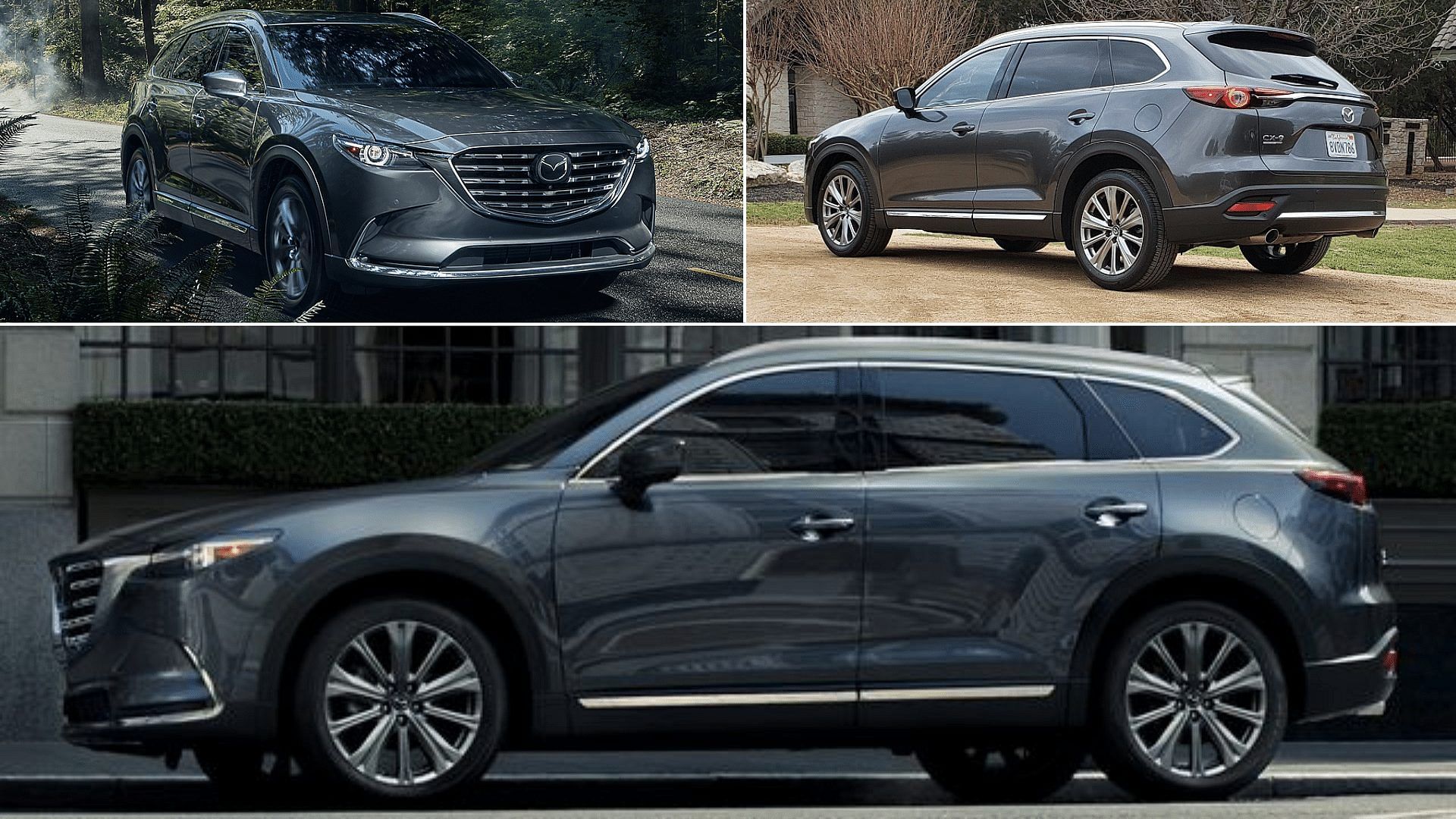 Grey 2023 Mazda CX-9 Front Side Back