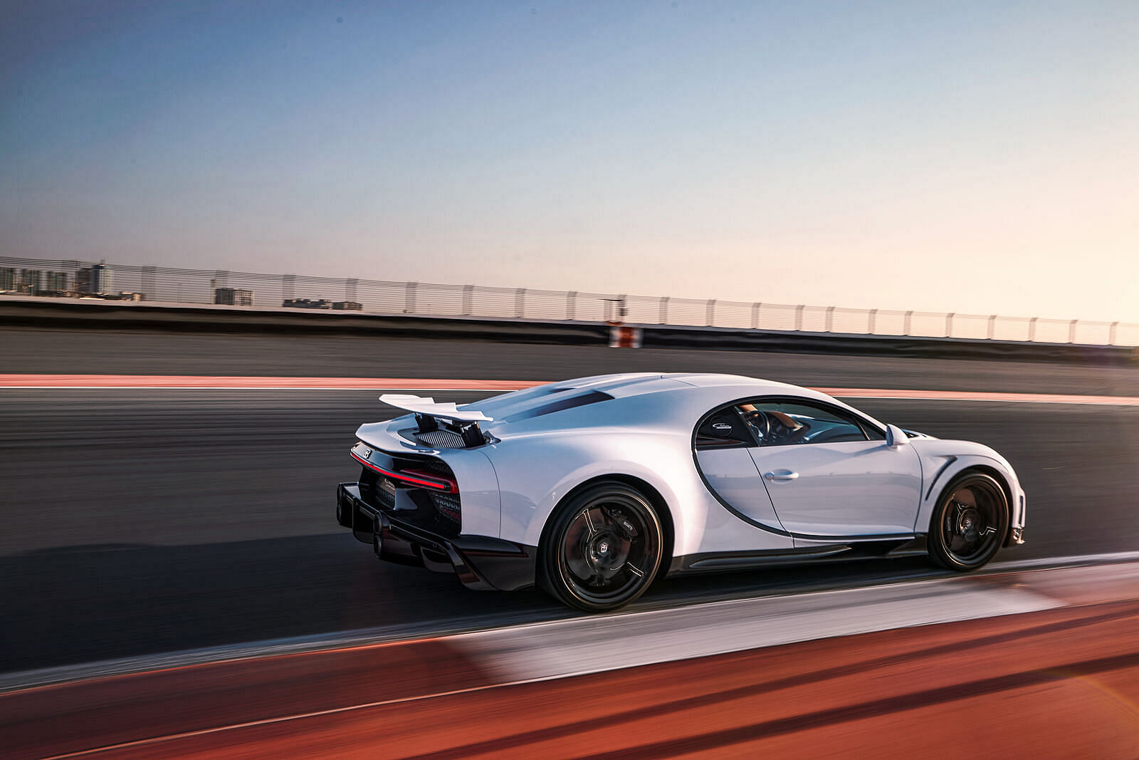 Bugatti Divo - Black and Blue - Front and Side profile