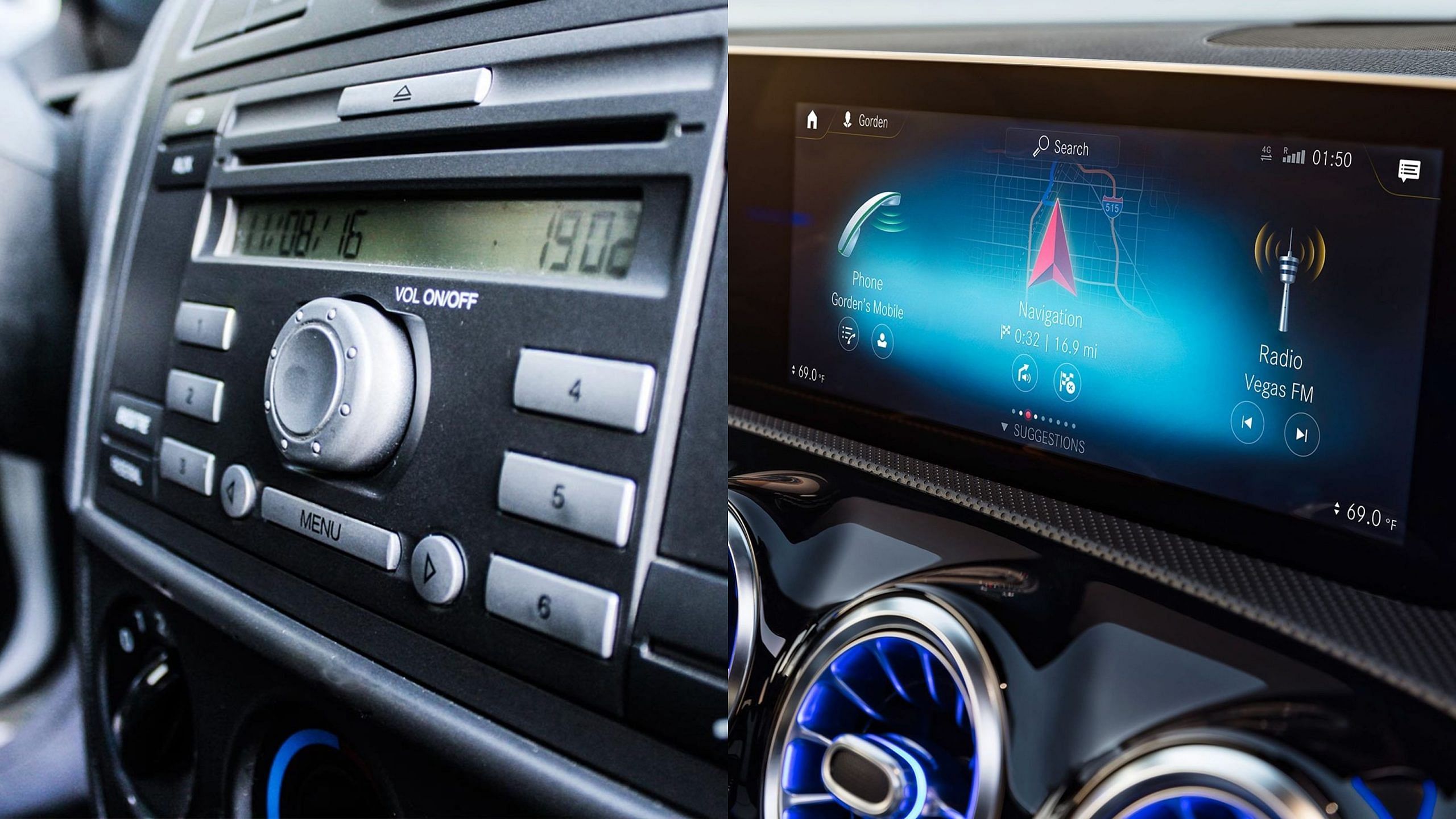 How the infotainment system has evolved over time?