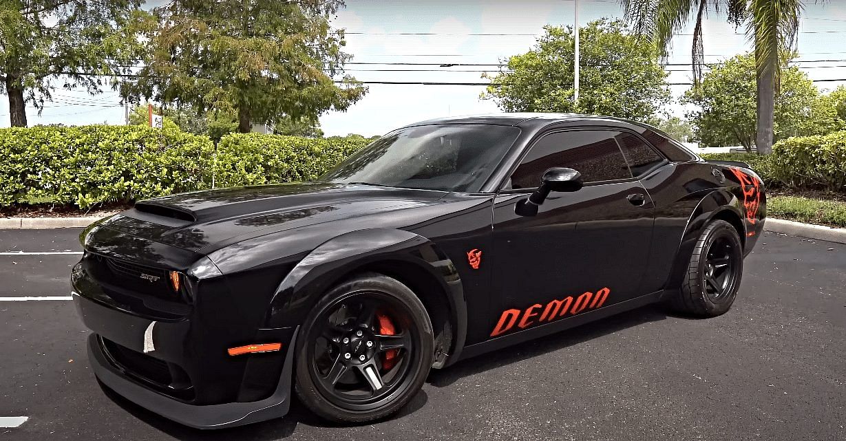 Sinister Black 2018 Dodge Challenger SRT Demon front