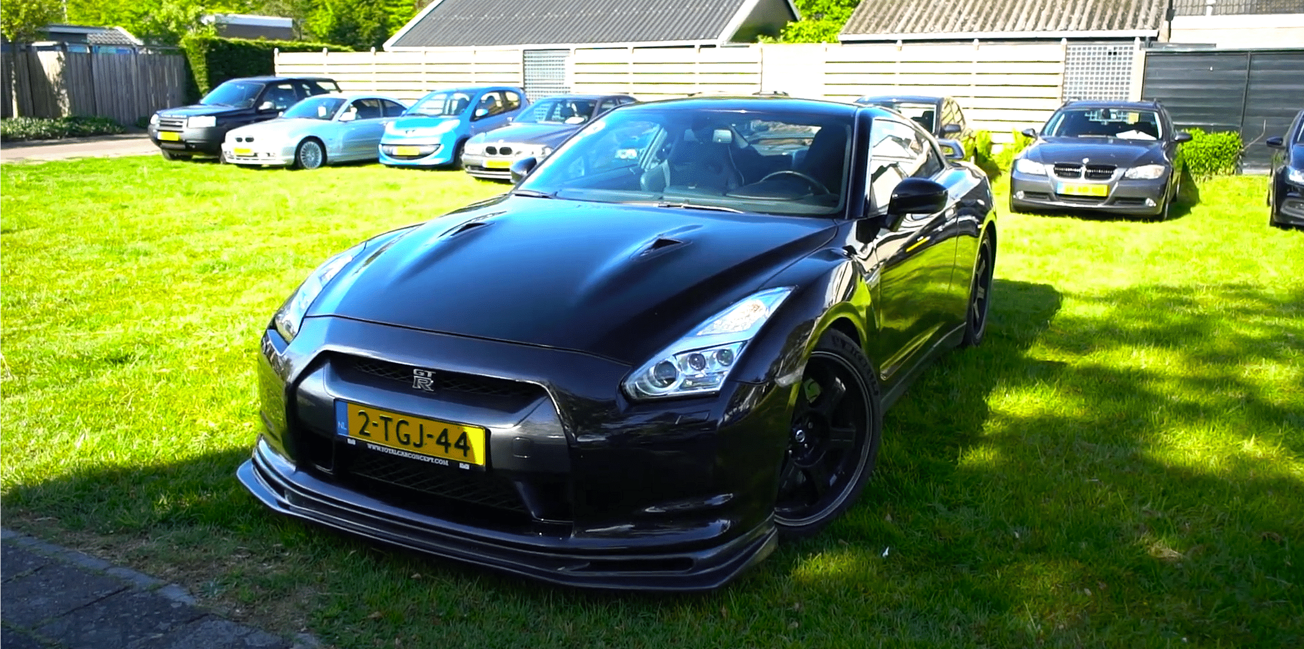 Purple Nissan GT-R R35