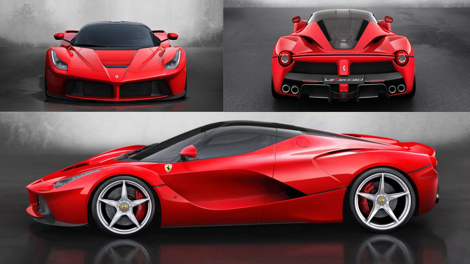 Red 2015 Ferrari LaFerrari