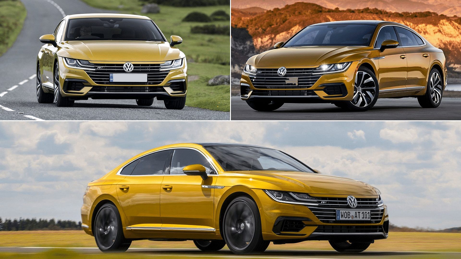 Golden 2019 Volkswagen Arteon Front Side