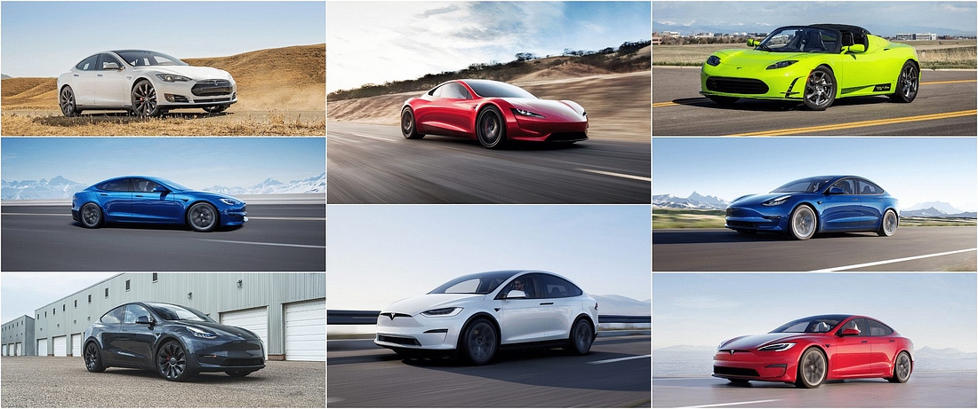 Look At The Top 10 Fastest Tesla Cars