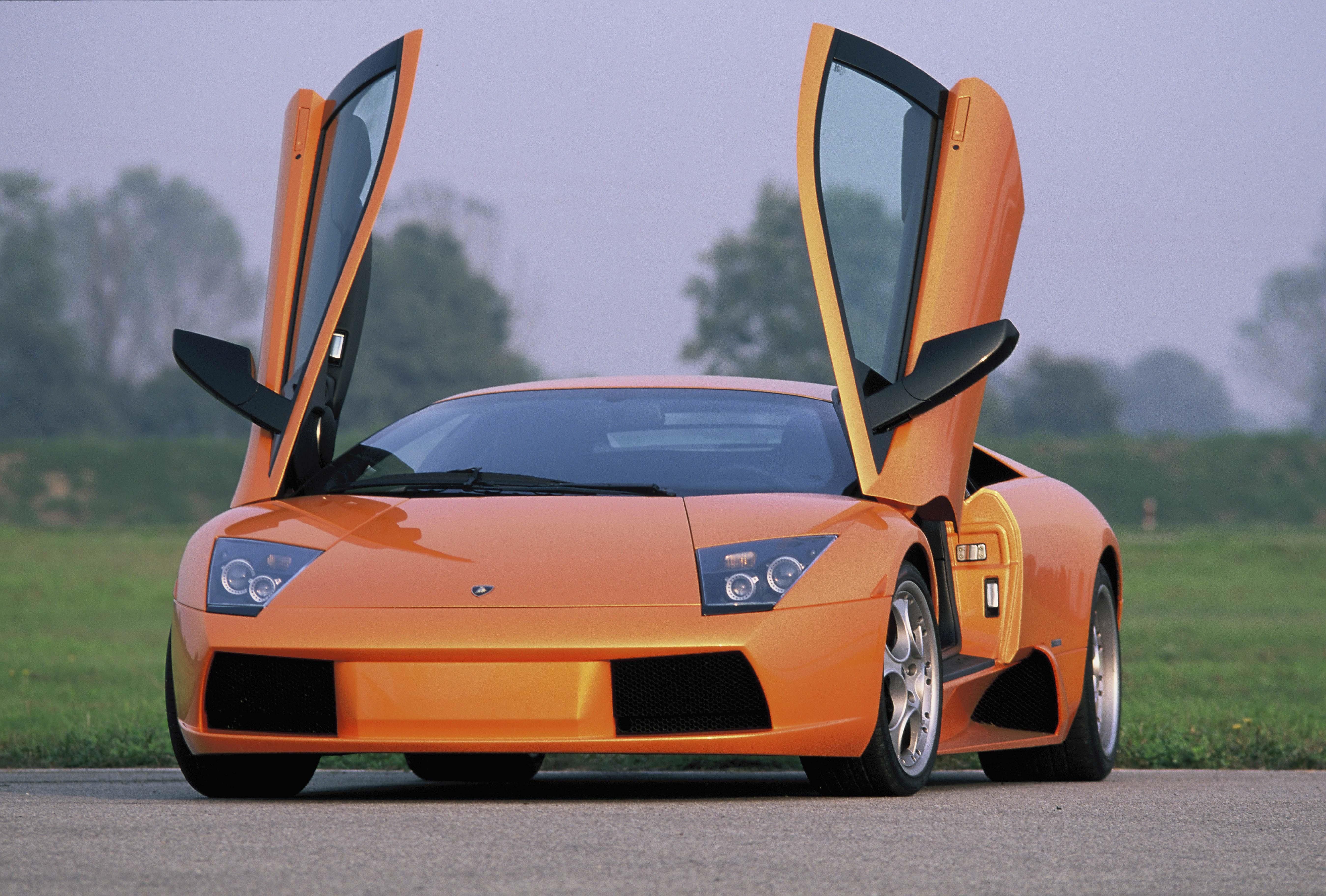 lamborghini murcielago in ornage