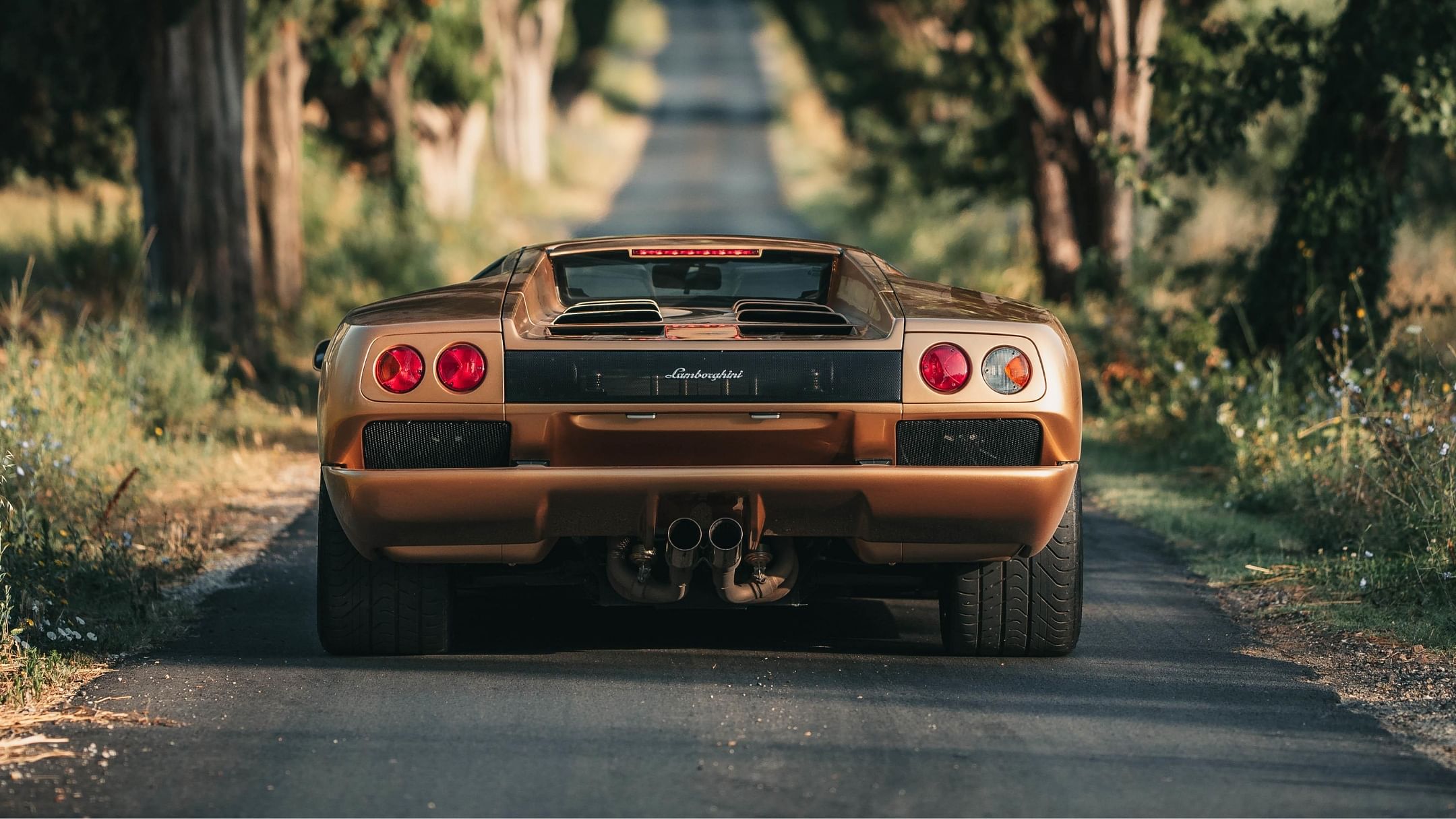 lamborghini diablo in bronze