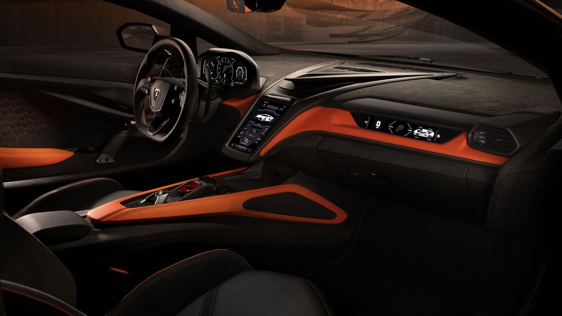 " lamborghini revuelto interior